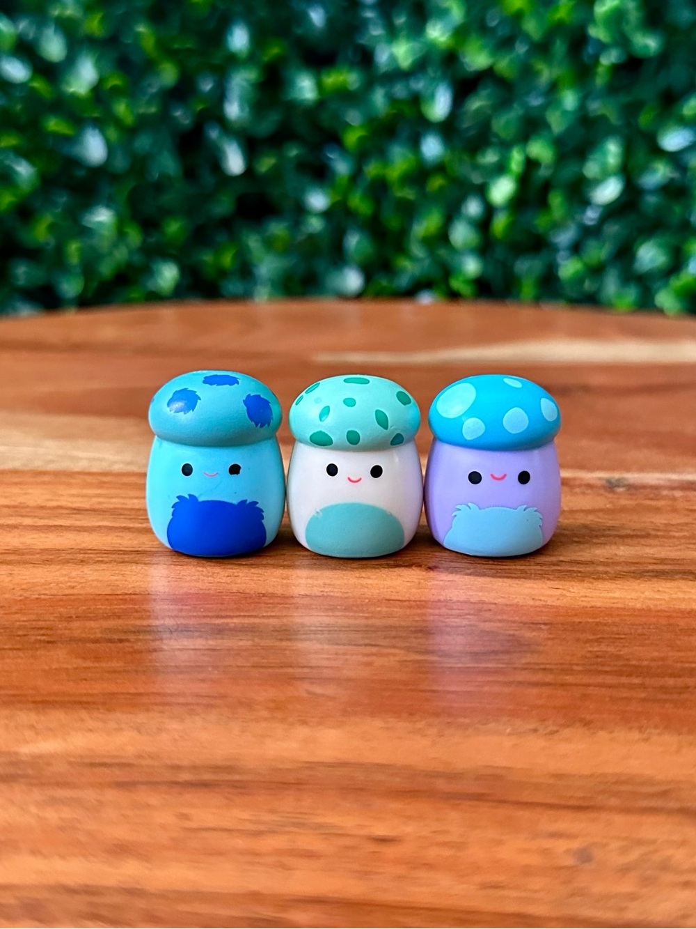 Squish-a-longs by Squishmallows Blue & Green Mushroom Bundle
